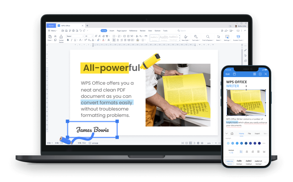 WPS 寫入器跨平台傳輸 Word 檔案